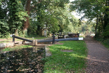 Woodham Lock Basingstoke Canal