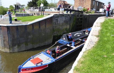 Emerging onto the Trent