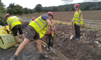 MontyVolunteers at work