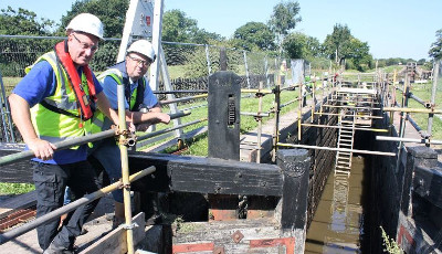 Bosley locks works Paul Clegg and Jeff Smith 