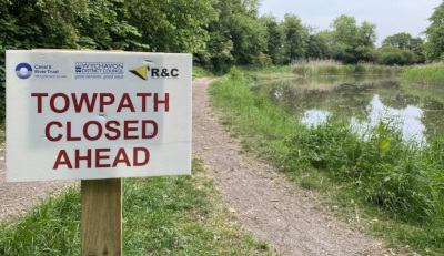 DroitwichTowpathClosed