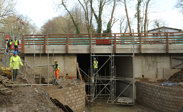 scaffolding at compasses