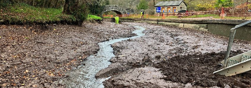 Llangynidr Lock Flight 65 drained