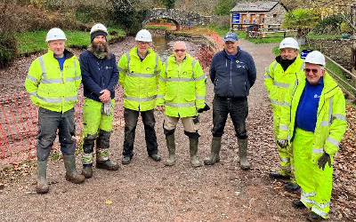 Llangynidr Lock Flight team